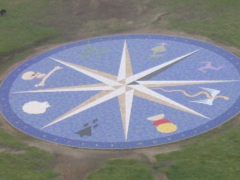 Torre de Hercules, rosa de los vientos