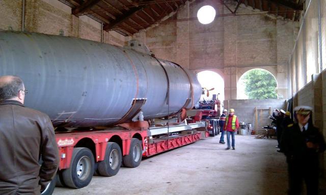 Traslado submarino Peral