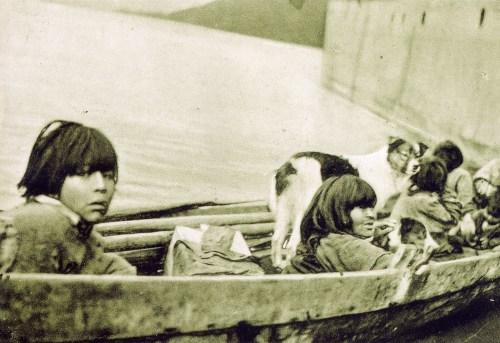Una de las últimas fotografías del pueblo chono