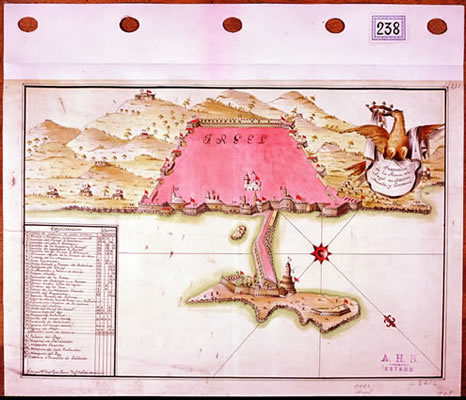 Puerto de Argel. Archivo Histórico Nacional.