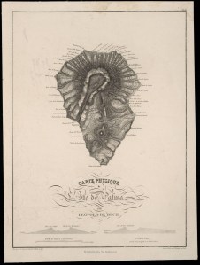 La isla de Mallorca, carta náutica levantada en el siglo XIX.