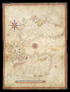 Carta del Mar Mediterráneo (S. XVI)