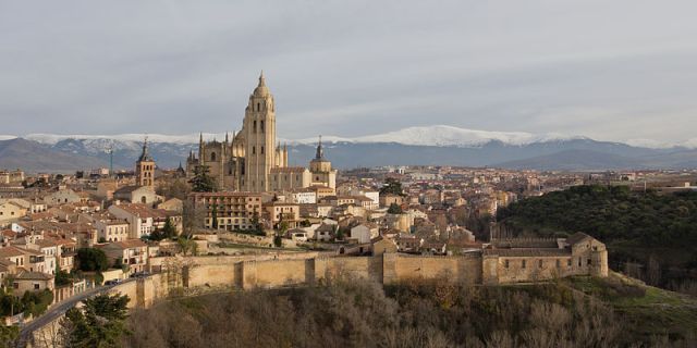 Vista de Segovia, la patria chica de Arriaga, que desde 1985 es Patrimonio de la Humanidad