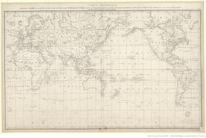 Carta general con los descubrimientos del Capitán Cook, 1785