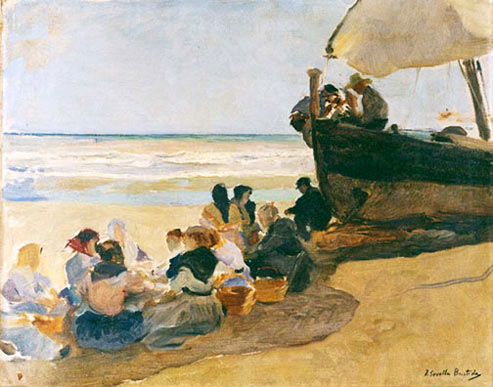  A la sombra de la barca  (1903-04, Museo Sorolla)