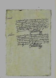 Partida de nacimiento de Amaro Pargo