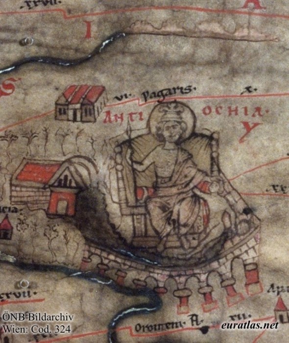 La ciudad Antioquía y la franja de Palestina