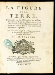La figura de la Tierra, de Bouguer