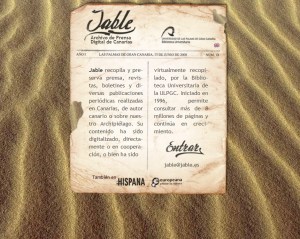 Página de inicio de Jable