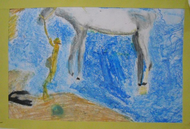 El baño del caballo