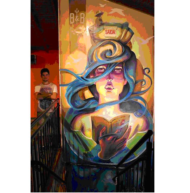 Graffiti de Valdi Valdi en Brasil