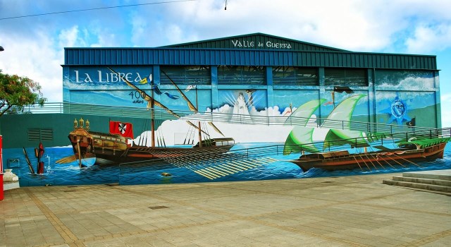 en la localidad tinerfeña de Valle de Guerra, donde cada año en octubre celebran “La Librea” una representación fidedigna de los sucesos de la famosa batalla de 1571 