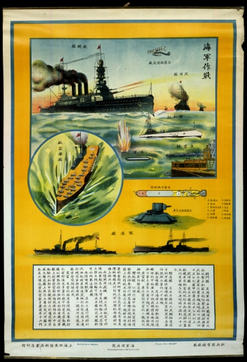 Impresionante cartel de la aviación china