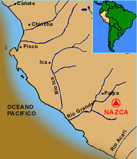 Localizacion de Nazca