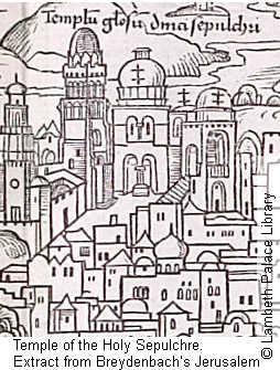 Antigua imagen del Santo Sepulcro de Jerusalen