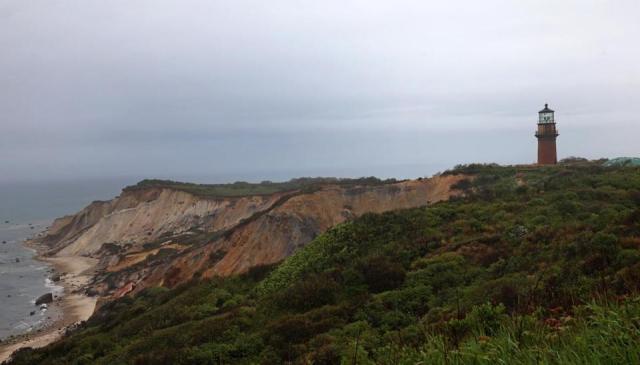 El faro en su emplazamiento actual