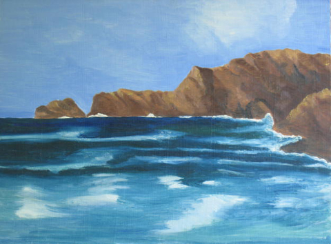 Mar - Oleo sobre tabla