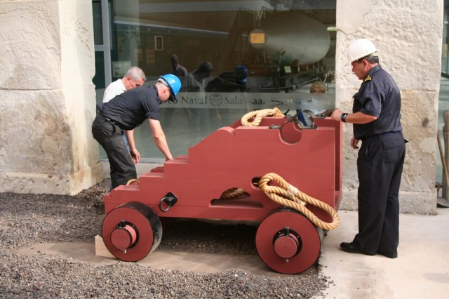 Situando las cureñas