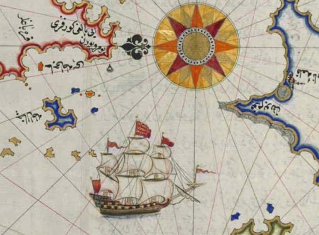 Detalle de uno de los portulanos