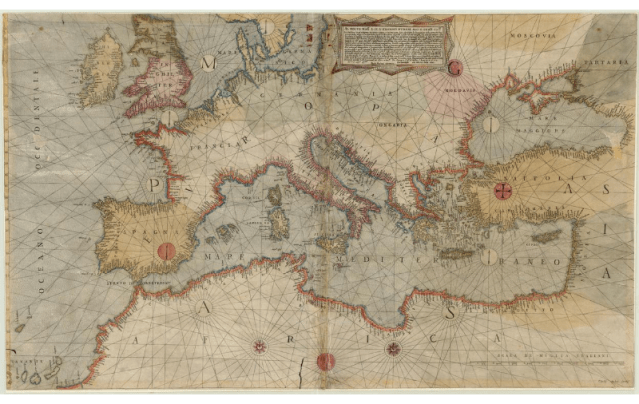 El portulano de Forlani, de 15