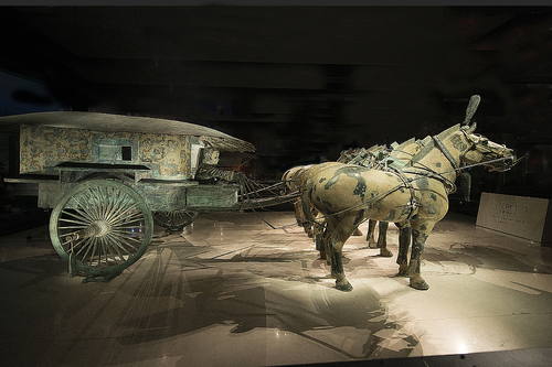 Uno de los aurigas del emperador. Fuente.