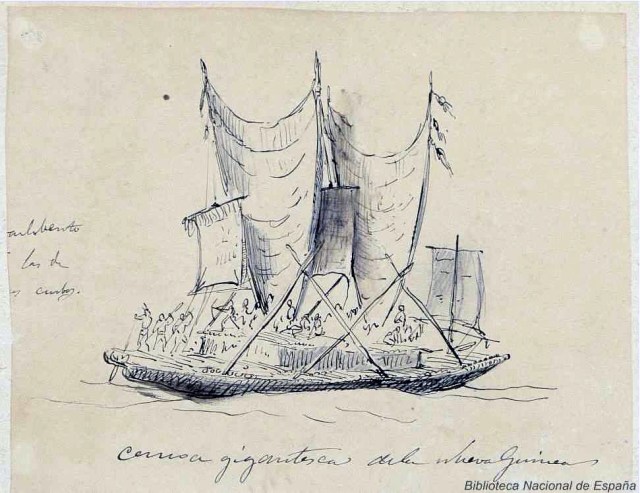 Canoa de Nueva Guinea