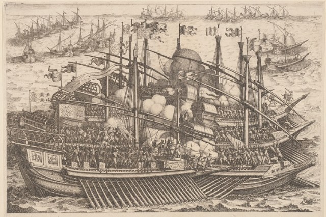 Combate naval XVII, de Callot mej