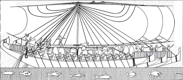 EgyptHatshepsutShip1450BCretour