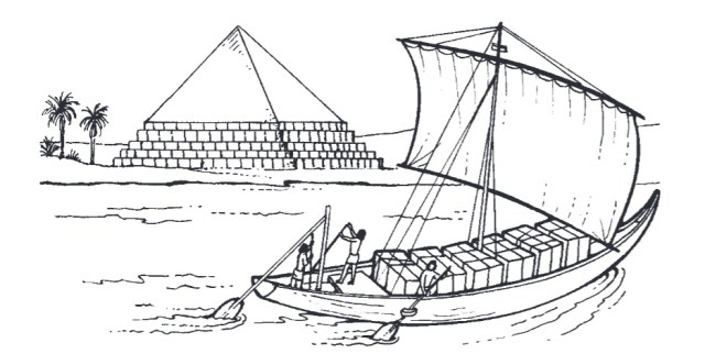 transporte piedra Nilo