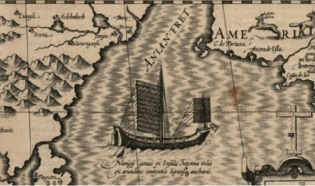 Junco chino mapa XVII Gallica