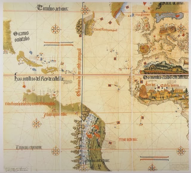 Trat Tordisllas Cantino 1502