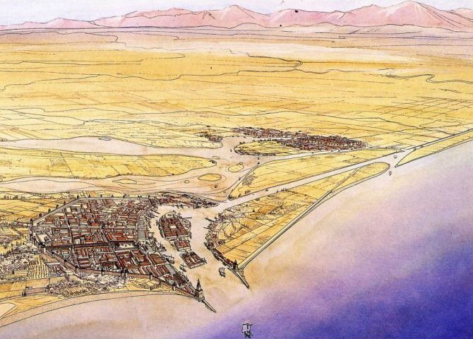 絵画 Port de ravenna Un antiguo puerto del Adriático: Classe – Blog Cátedra de Historia